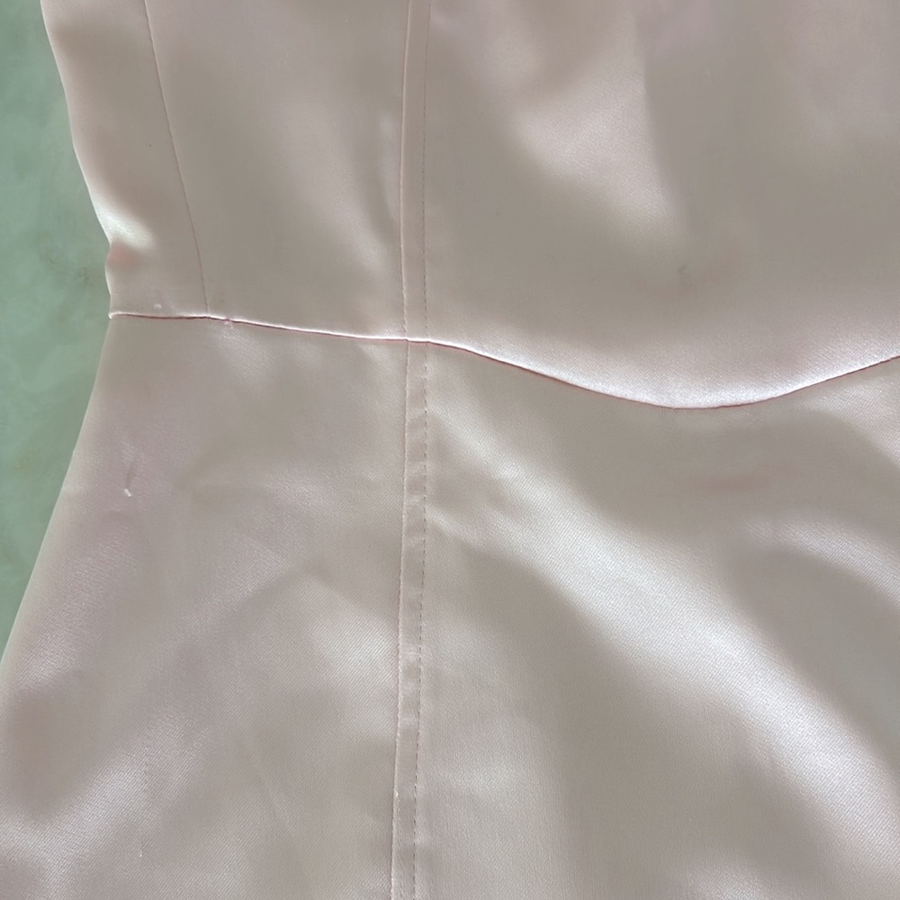 NWT Zara Satin Effect Mini Dress - Picture 6 of 9